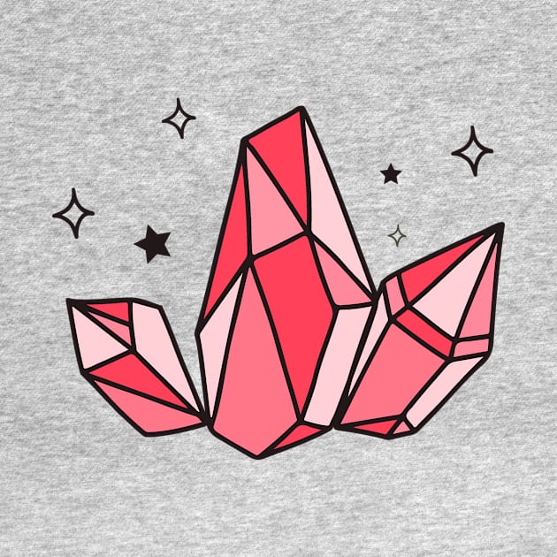 Pink crystal by Vintage Dream